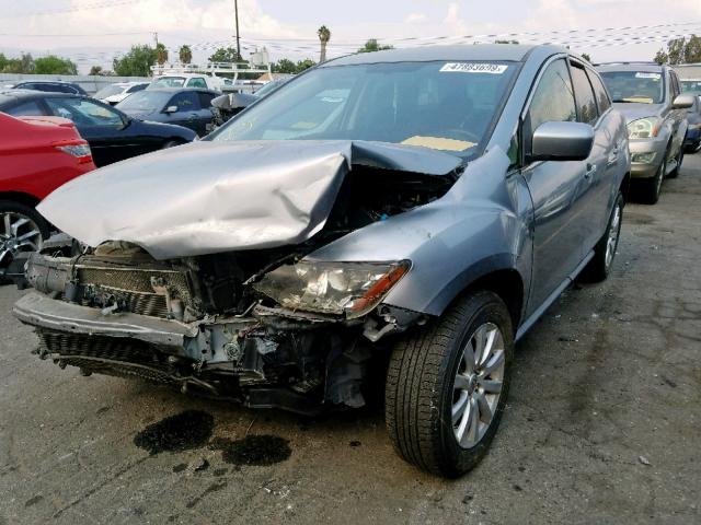 JM3ER2AM8B0394933 - 2011 MAZDA CX-7 GRAY photo 2