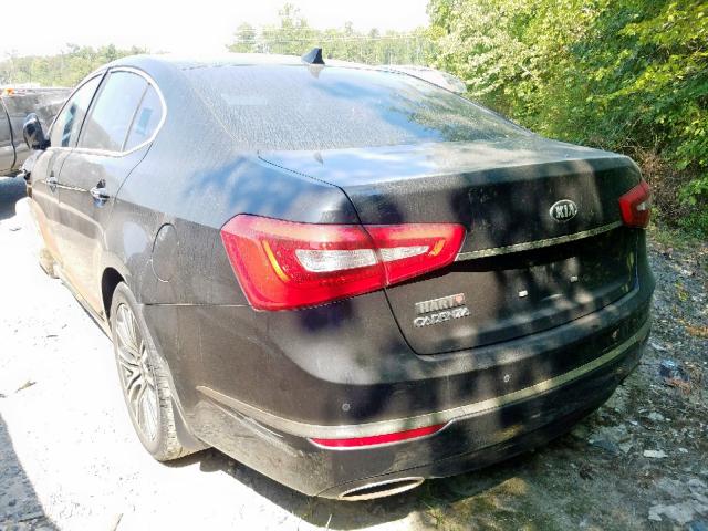 KNALN4D70G5211223 - 2016 KIA CADENZA LU BLACK photo 3