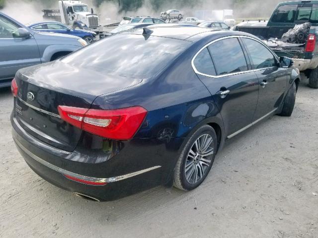 KNALN4D70G5211223 - 2016 KIA CADENZA LU BLACK photo 4