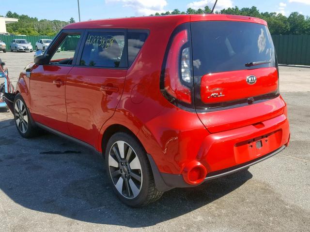 KNDJX3A57F7767761 - 2015 KIA SOUL ! Qırmızı foto 3