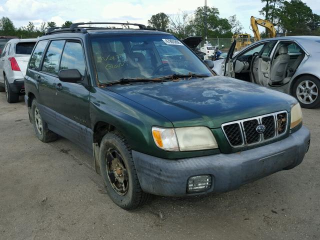 JF1SF63562H704716 - 2002 SUBARU FORESTER L GREEN photo 1