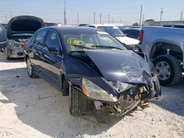 1HGCM66477A102609 - 2007 HONDA ACCORD SE BLACK photo 1