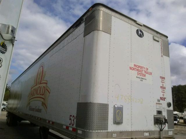 1GRAA06289D434298 - 2009 GREAT DANE TRAILER DRY 53FT WHITE photo 1