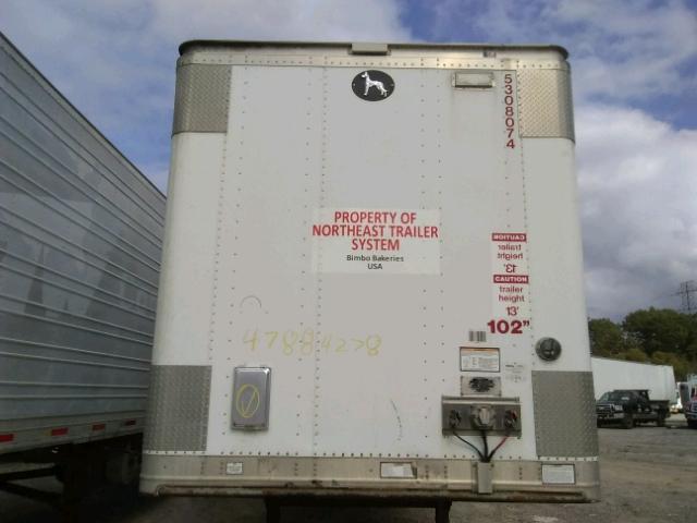 1GRAA06289D434298 - 2009 GREAT DANE TRAILER DRY 53FT WHITE photo 2