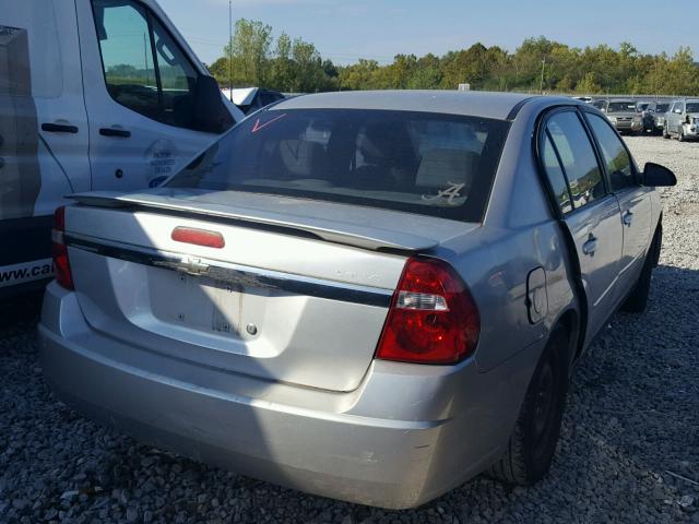 1G1ZS53896F271962 - 2006 CHEVROLET MALIBU LS ვერცხლისფერი ფოტო 4
