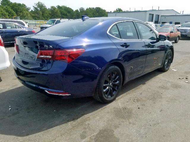 19UUB1F39GA002953 - 2016 ACURA TLX BLUE photo 4