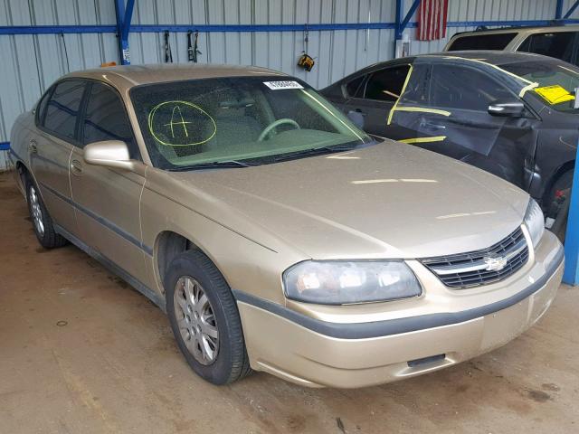 2G1WF52E459262222 - 2005 CHEVROLET IMPALA BEIGE photo 1