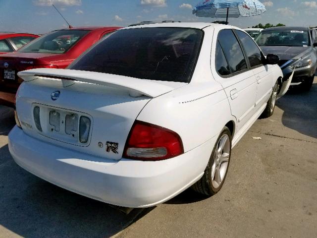 3N1AB51A32L728147 - 2002 NISSAN SENTRA SE- WHITE photo 4