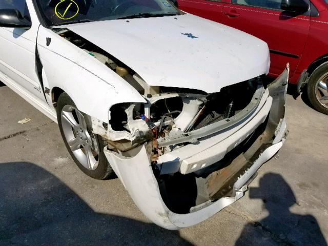 3N1AB51A32L728147 - 2002 NISSAN SENTRA SE- WHITE photo 9