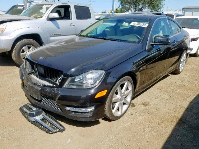 WDDGJ8JB2DG089079 - 2013 MERCEDES-BENZ C 350 4MAT BLACK photo 2