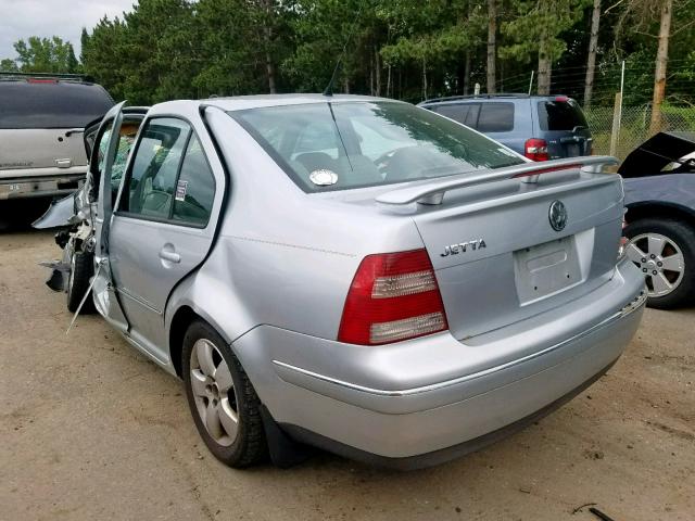 3VWSK69M05M027129 - 2005 VOLKSWAGEN JETTA GLS SILVER photo 3