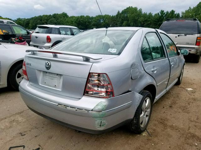 3VWSK69M05M027129 - 2005 VOLKSWAGEN JETTA GLS SILVER photo 4