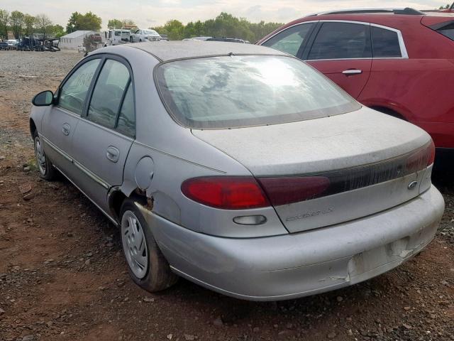 1FALP13P4VW243182 - 1997 FORD ESCORT LX SILVER photo 3