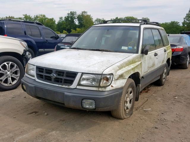 JF1SF6350XH734785 - 1999 SUBARU FORESTER L WHITE photo 2