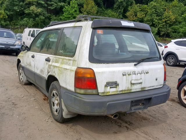 JF1SF6350XH734785 - 1999 SUBARU FORESTER L WHITE photo 3