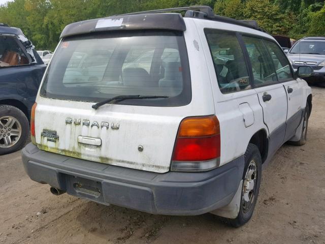 JF1SF6350XH734785 - 1999 SUBARU FORESTER L WHITE photo 4