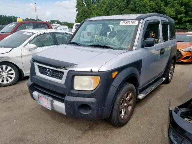 5J6YH18314L001611 - 2004 HONDA ELEMENT LX SILVER photo 2