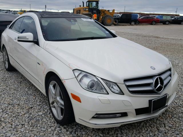 WDDKJ5KB4CF151271 - 2012 MERCEDES-BENZ E 350 WHITE photo 1