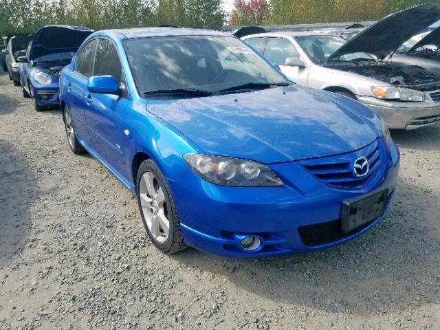 JM1BK323X51301453 - 2005 MAZDA 3 S BLUE photo 1