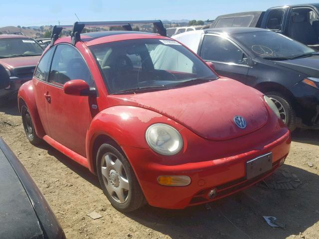 3VWCK21C21M438316 - 2001 VOLKSWAGEN NEW BEETLE Qırmızı foto 1