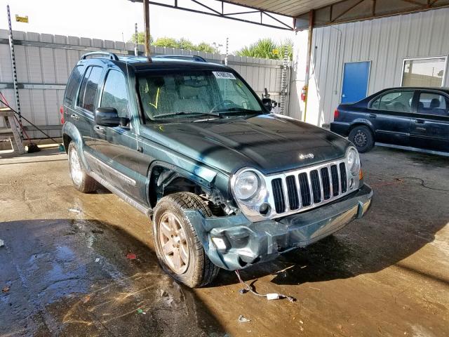 1J8GL58K95W528397 - 2005 JEEP LIBERTY LI GREEN photo 1