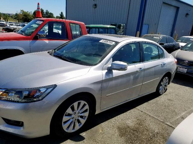 1HGCR2F87EA072120 - 2014 HONDA ACCORD EXL SILVER photo 2