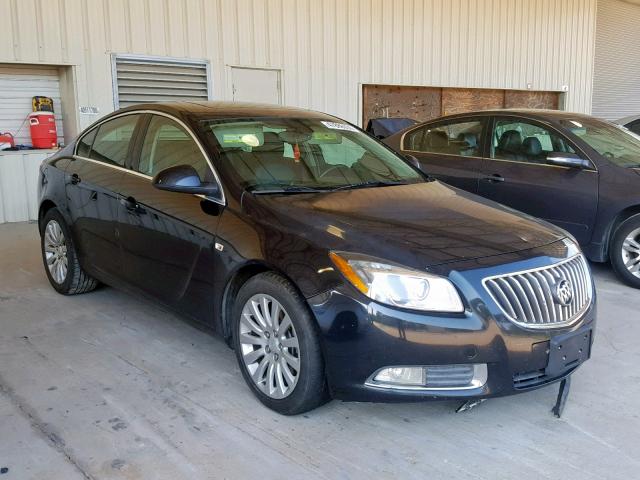 W04GY5GV9B1078256 - 2011 BUICK REGAL CXL BLACK photo 1