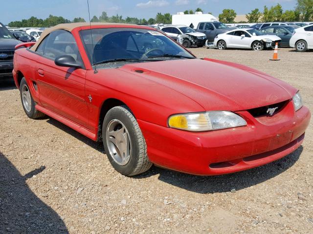 1FAFP444XWF198334 - 1998 FORD MUSTANG RED photo 1