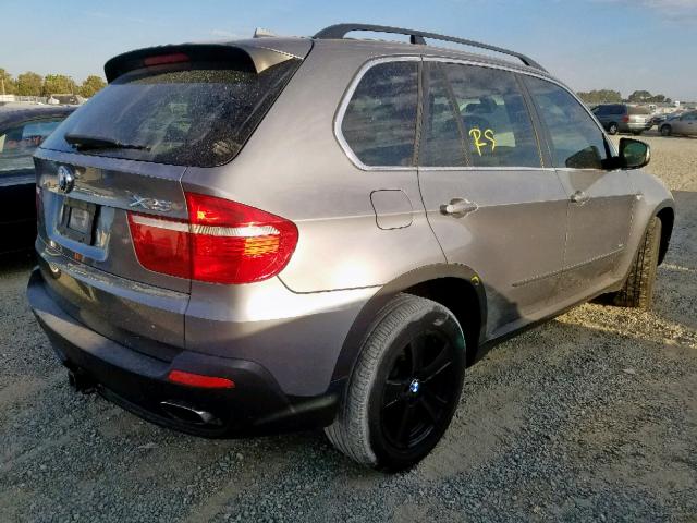 5UXFE83529L171490 - 2009 BMW X5 XDRIVE4 GRAY photo 4