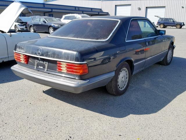 WDBCA45E8MA606649 - 1991 MERCEDES-BENZ 560 SEC BLACK photo 4