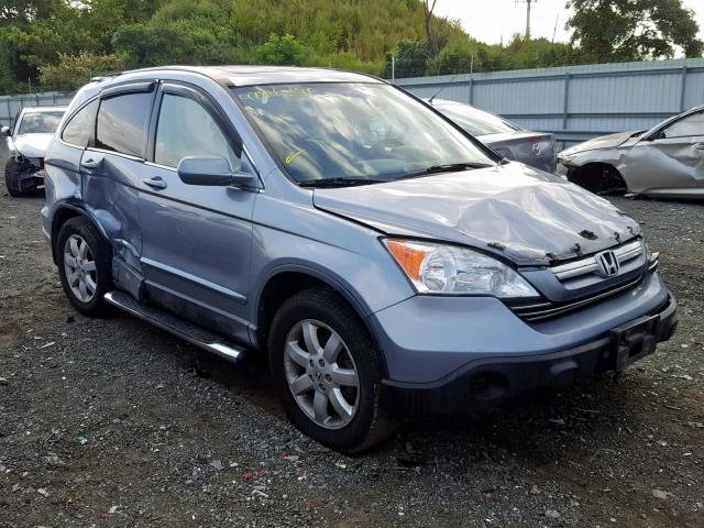 JHLRE48728C052969 - 2008 HONDA CR-V EXL BLUE photo 1