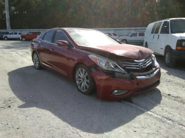 KMHFH4JG5CA126032 - 2012 HYUNDAI AZERA GLS RED photo 1