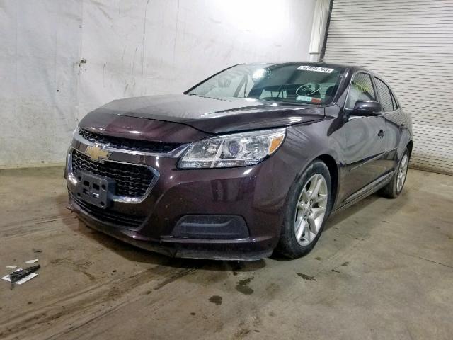 1G11C5SL2FF287842 - 2015 CHEVROLET MALIBU 1LT BROWN photo 2