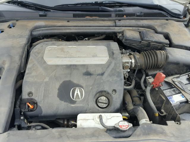 19UUA66238A006845 - 2008 ACURA TL WHITE photo 7