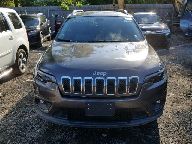 1C4PJMLB9KD141290 - 2019 JEEP CHEROKEE L CHARCOAL photo 9