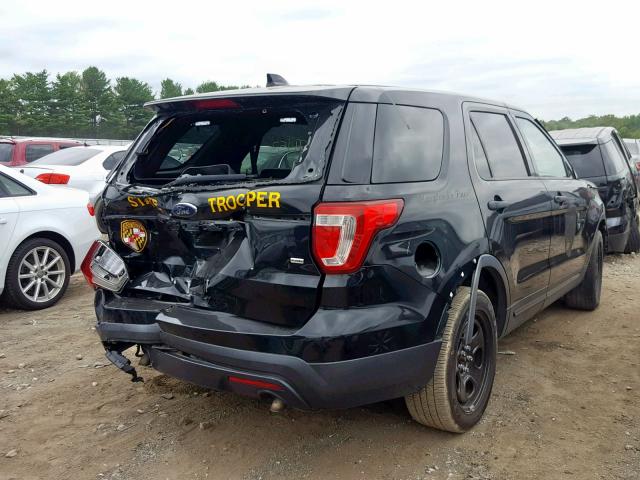 1FM5K8AR6GGB96891 - 2016 FORD EXPLORER P BLACK photo 4