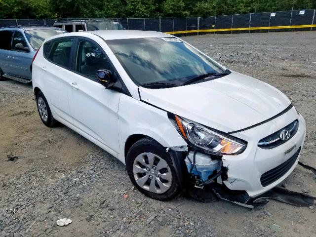 KMHCT5AE6HU313369 - 2017 HYUNDAI ACCENT SE WHITE photo 1