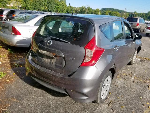 3N1CE2CP9HL370528 - 2017 NISSAN VERSA NOTE GRAY photo 4