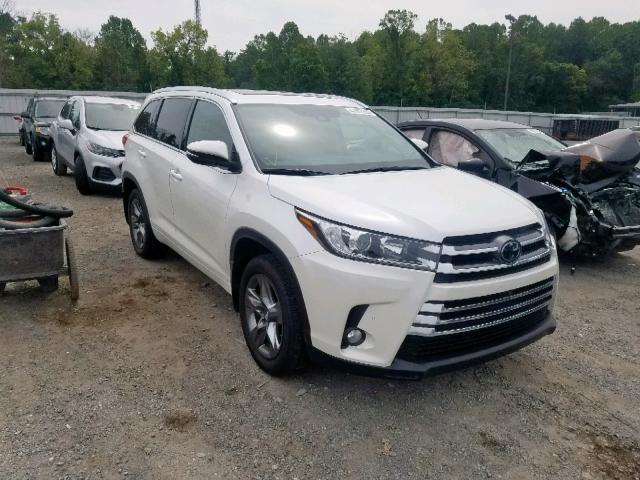 5TDDZRFH5HS405398 - 2017 TOYOTA HIGHLANDER WHITE photo 1