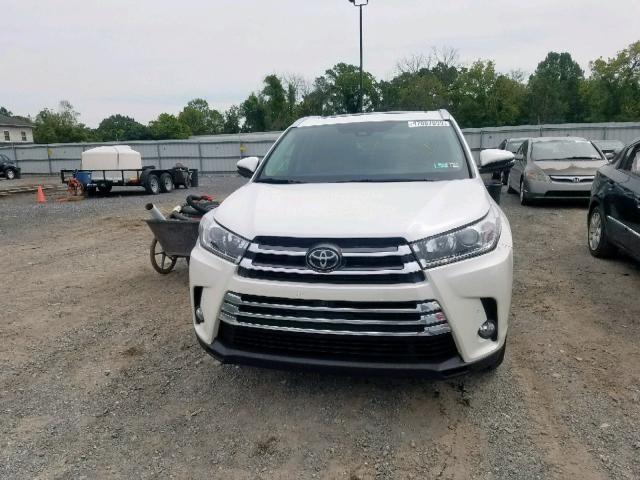 5TDDZRFH5HS405398 - 2017 TOYOTA HIGHLANDER WHITE photo 9