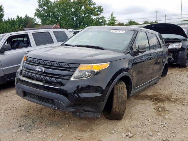 1FM5K8AR3FGB26196 - 2015 FORD EXPLORER P BLACK photo 2