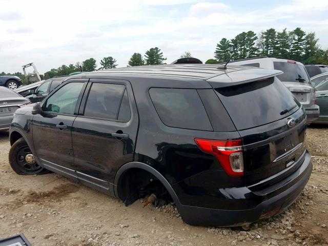 1FM5K8AR3FGB26196 - 2015 FORD EXPLORER P BLACK photo 3