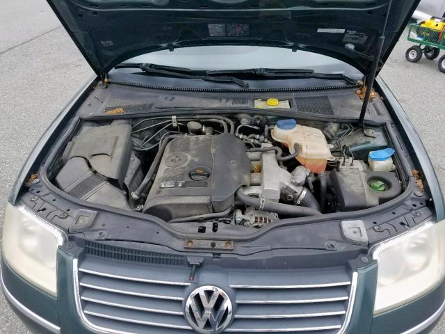 WVWVD63B44E273915 - 2004 VOLKSWAGEN PASSAT GLS GREEN photo 7