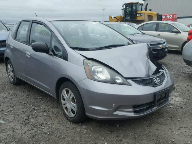 JHMGE8H28AC021553 - 2010 HONDA FIT GRAY photo 1