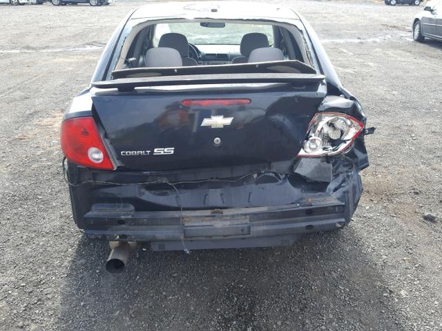 1G1AM58B967635951 - 2006 CHEVROLET COBALT SS BLACK photo 9