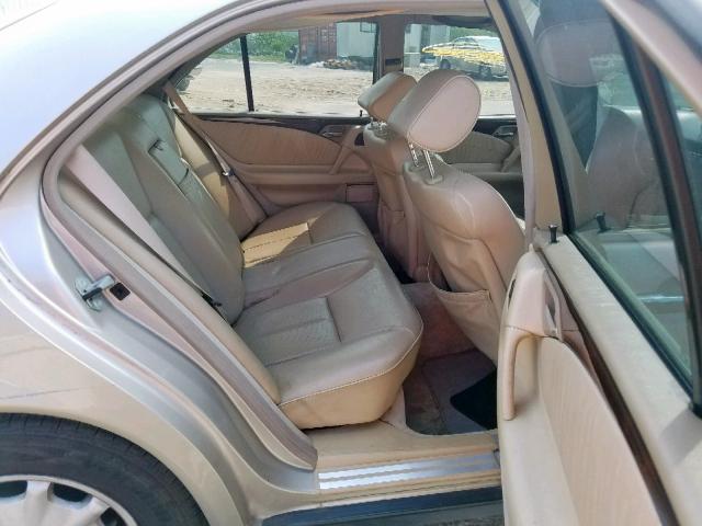 WDBJF65F0WA519862 - 1998 MERCEDES-BENZ E 320 BEIGE photo 6