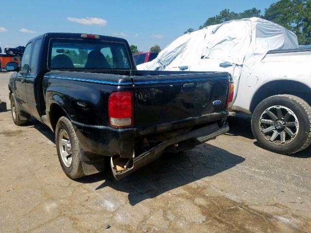 1FTYR14V0YTB02543 - 2000 FORD RANGER SUP BLACK photo 3