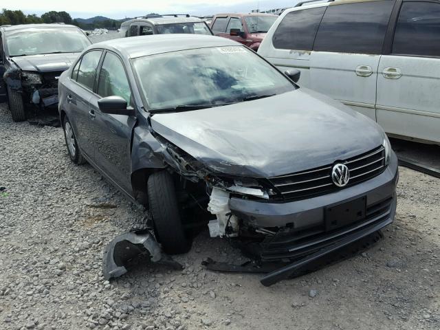 3VW2K7AJ0FM288298 - 2015 VOLKSWAGEN JETTA BASE 灰色 照片 1
