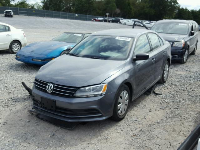 3VW2K7AJ0FM288298 - 2015 VOLKSWAGEN JETTA BASE 灰色 照片 2