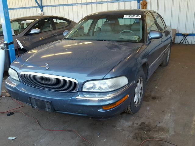 1G4CW54K524229270 - 2002 BUICK PARK AVENU BLUE photo 2